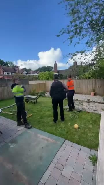 JG Groundcare team at work on a site
